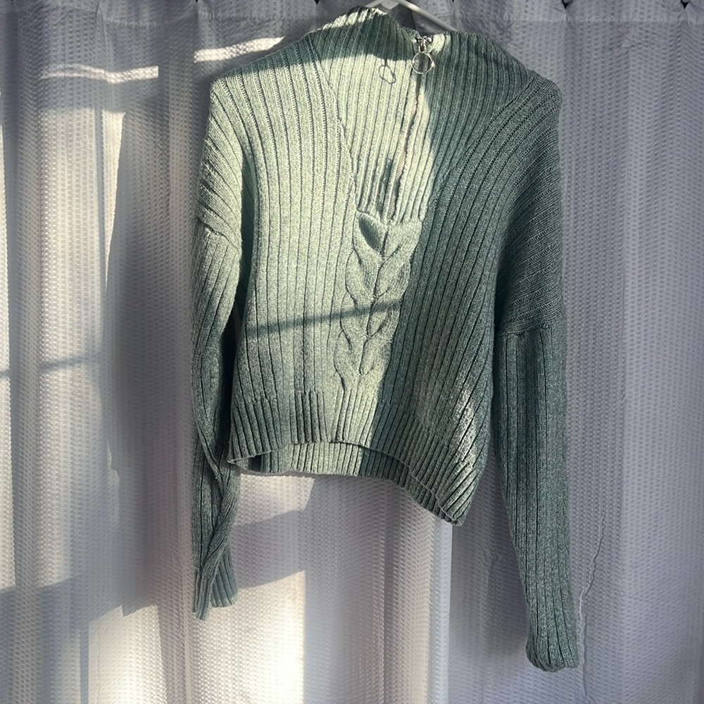Medium green sweater